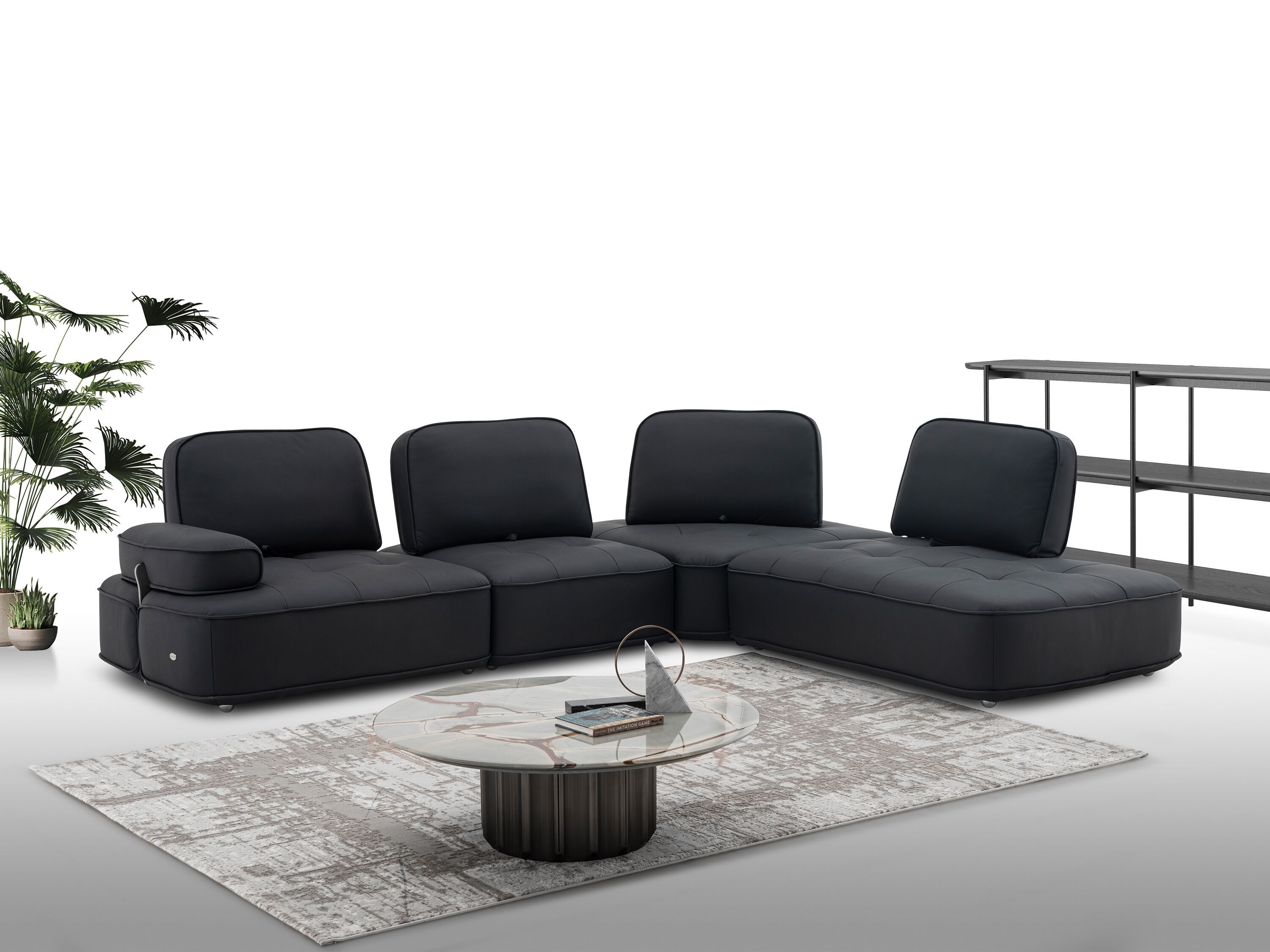 Кожаный модульный диван CAMPO DE' FIORI CL376 ARCH-00017316 - Вид №1