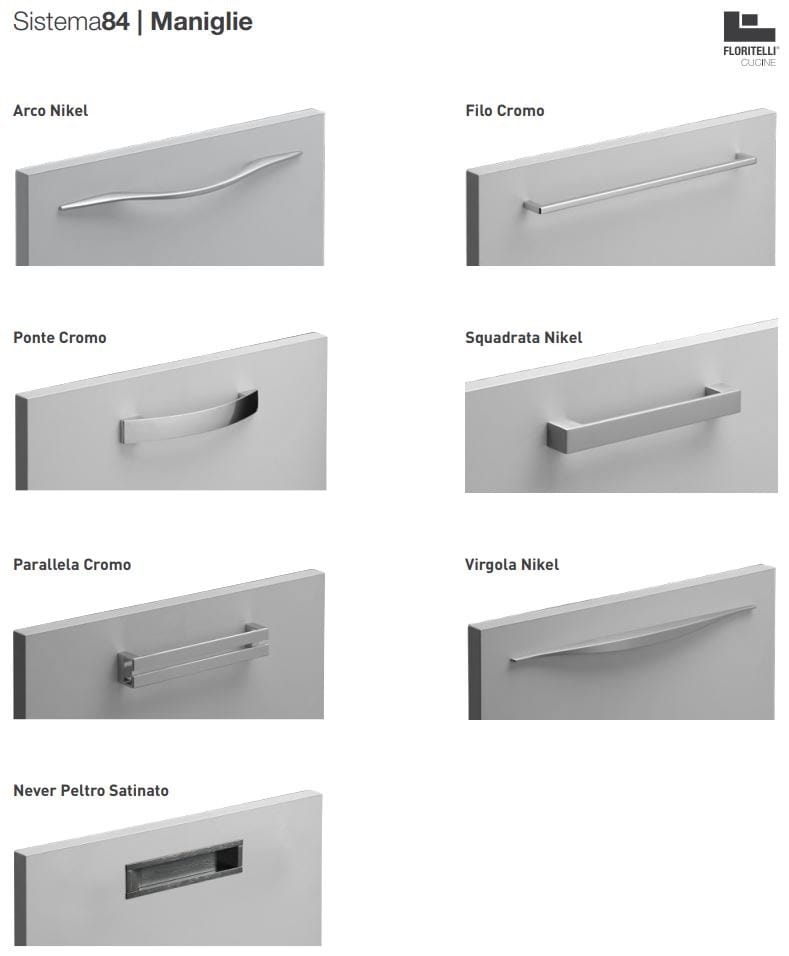 Кухня без ручек с полуостровом Floritelli Cucine ARCH-00124825 - Вид №36