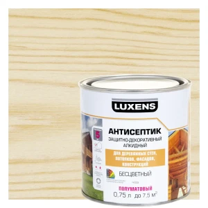 89345677 Антисептик алкидный Luxens полуматовый бесцветный 0.75 л STLM-1466071