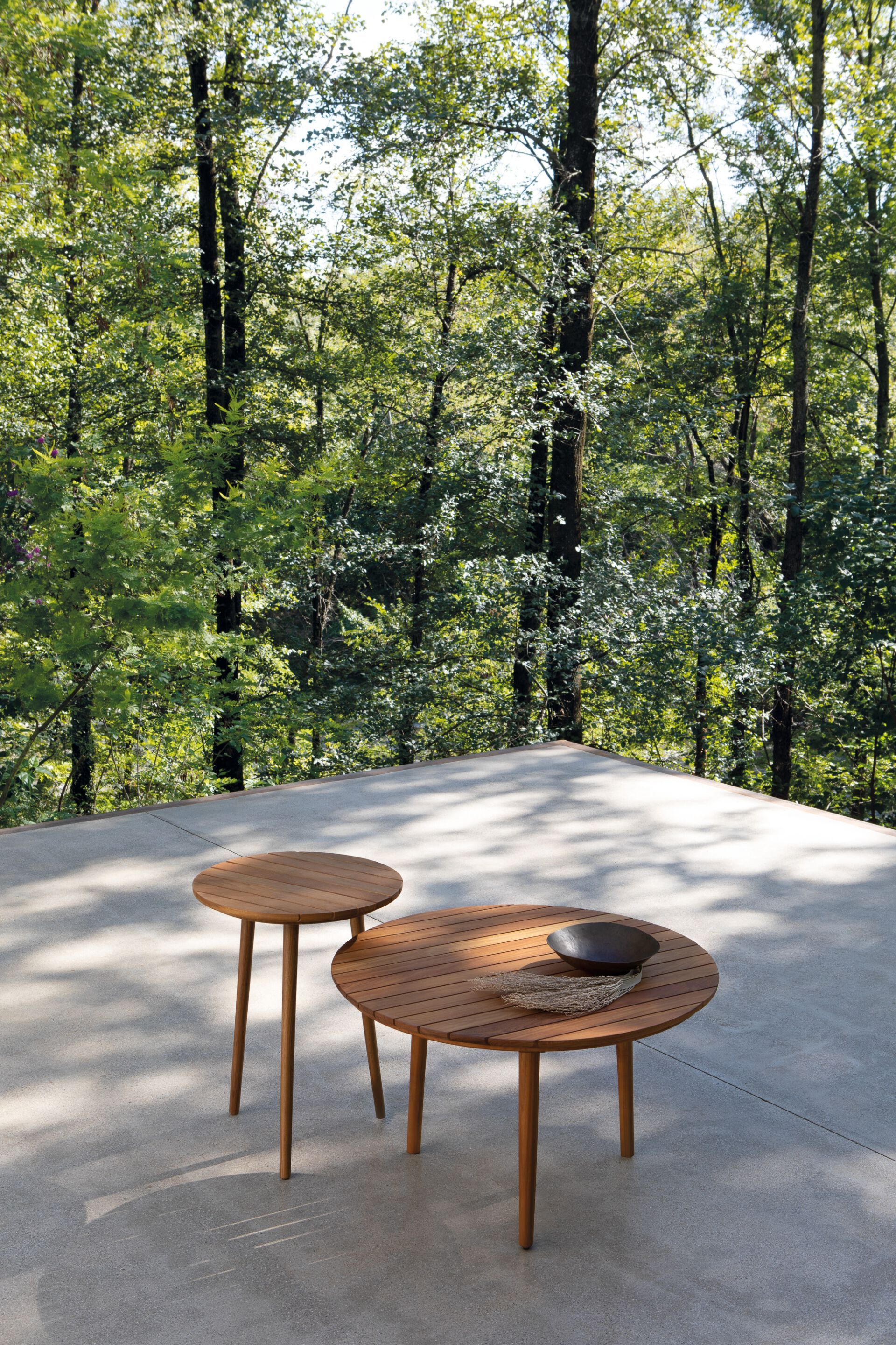 Круглый низкий стол из тикового дерева Atmosphera Медуза ARCH-00077817 - Вид №4