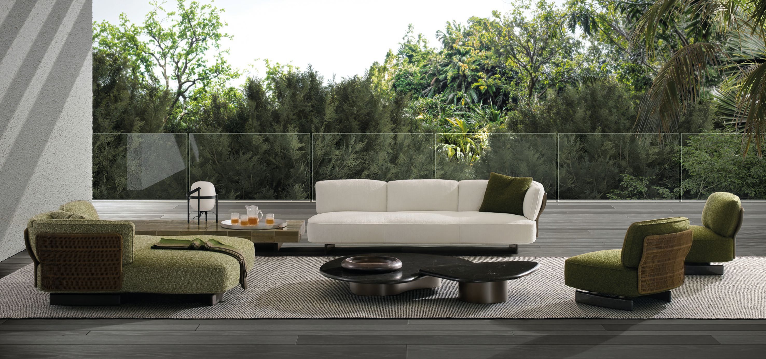 Садовый сон Minotti Saki Outdoor ARCH-00144029