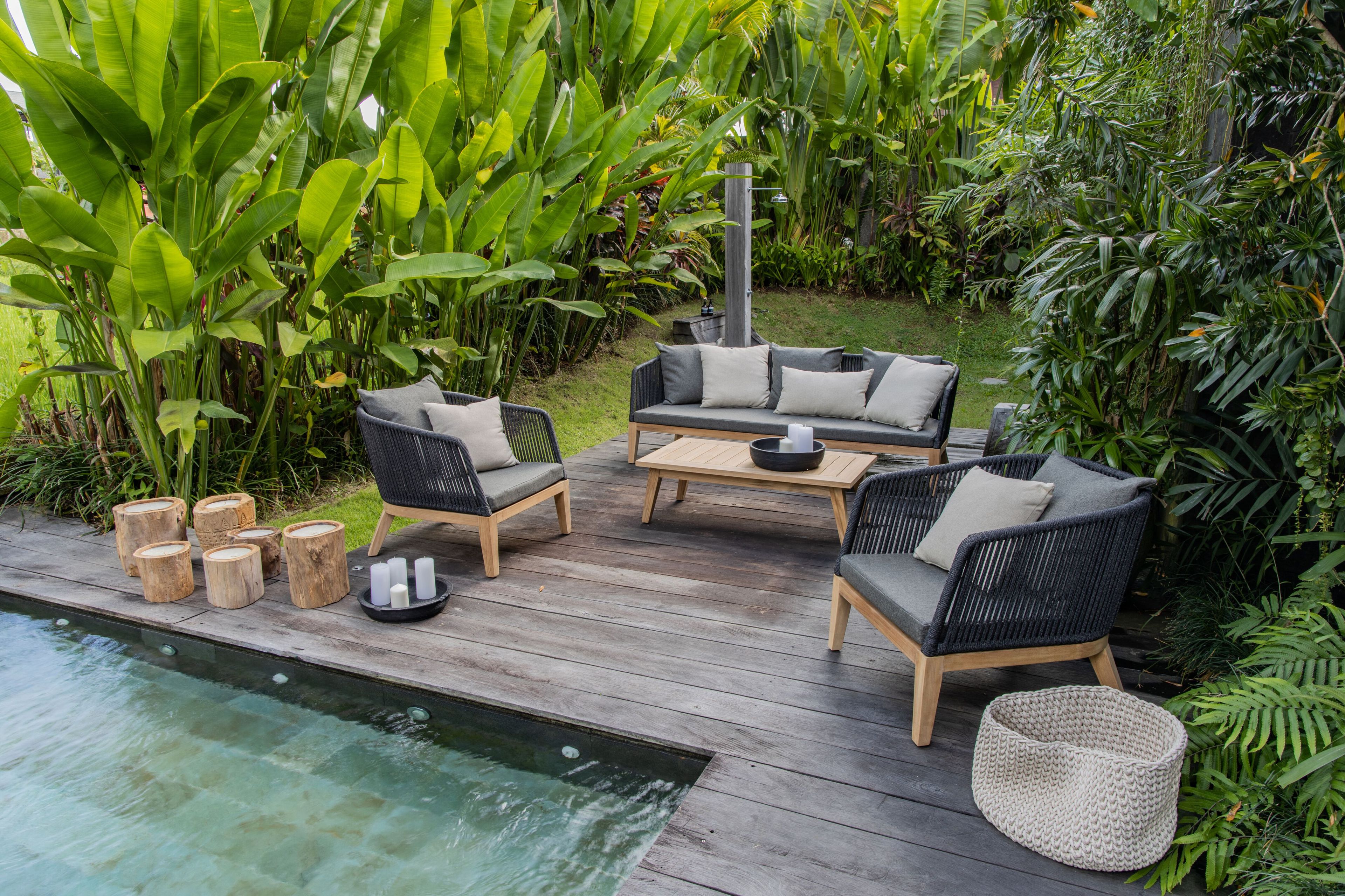 Тканевое садовое кресло с подлокотниками cbdesign Манила ARCH-00025956 - Вид №1