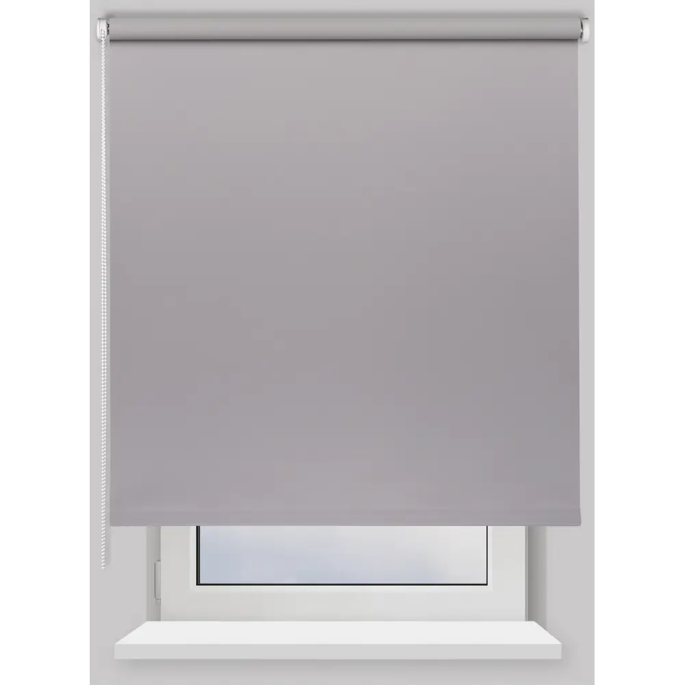 Штора рулонная Prakto bl color 76x270 см серая Блэкаут STLM-2110107