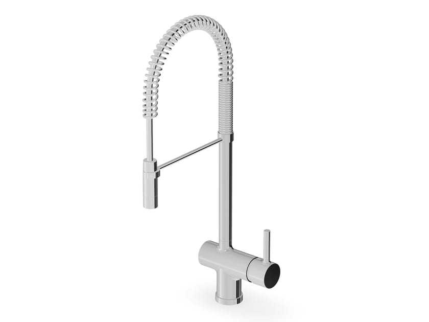 Однорычажный смеситель для кухни с поворотным ручным душем Zucchetti Pan S ARCH-00123326