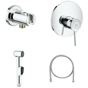 93826345 Смеситель для биде Grohe BauClassic 124434Gr STLM-1341679