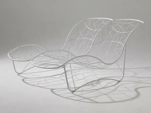 Studio Stirling Двойной садовый диван из стали с порошковым покрытием Recliner