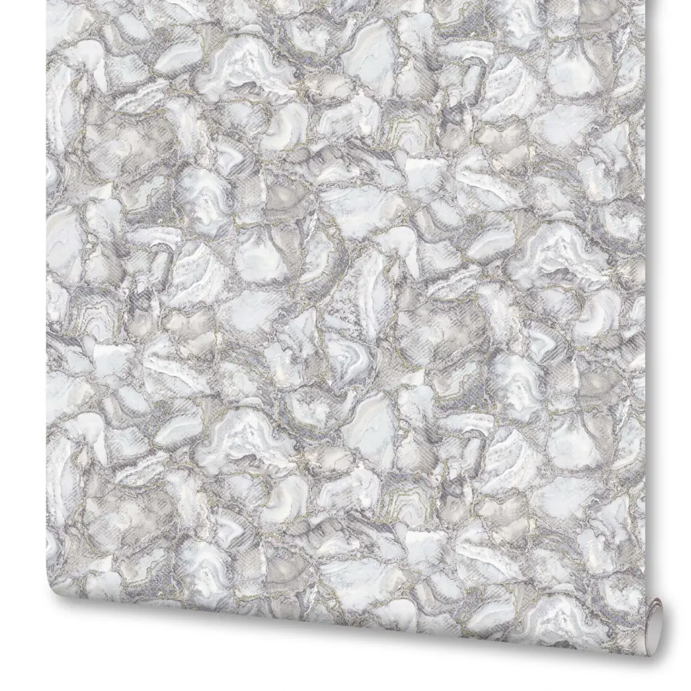 Обои флизелиновые Артекс Агат серые 1.06 м 10579-04 STLM-2184164
