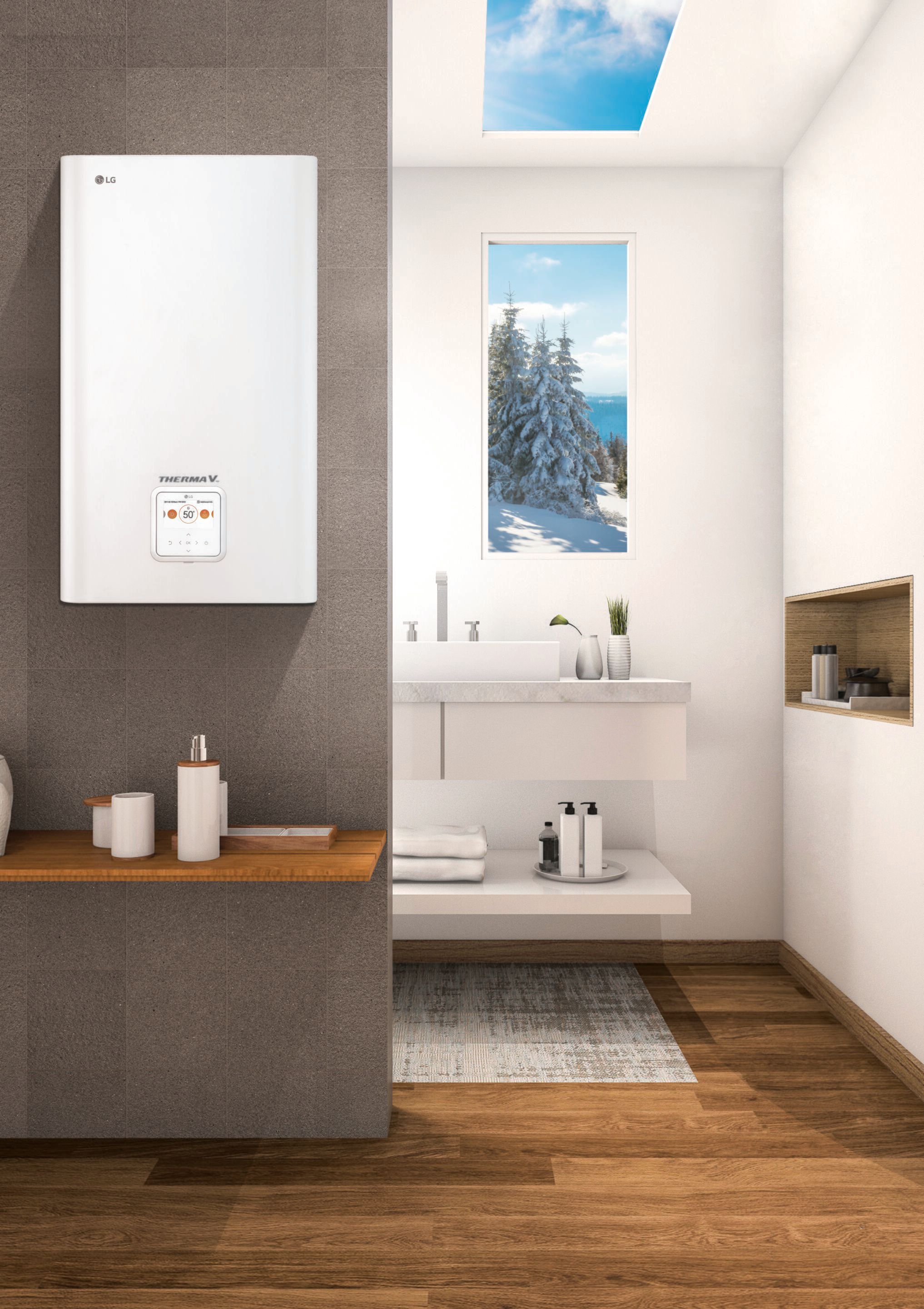 Воздушный/водяной тепловой насос LG Electronics Therma V ARCH-00129170