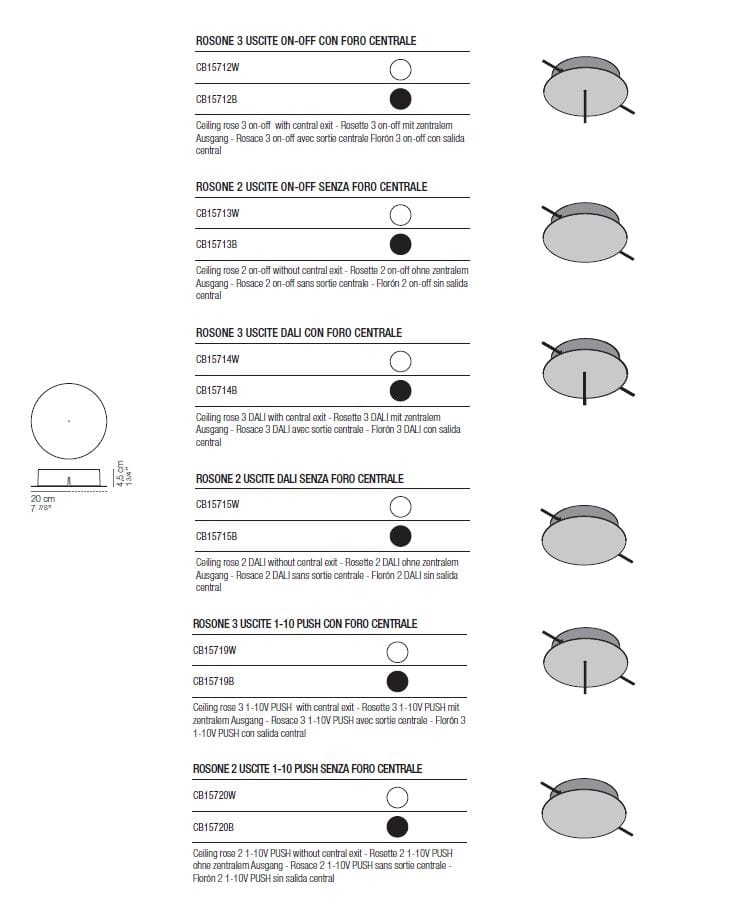 Светодиодный подвесной светильник Cini&Nils шнур ARCH-00043664 - Вид №4