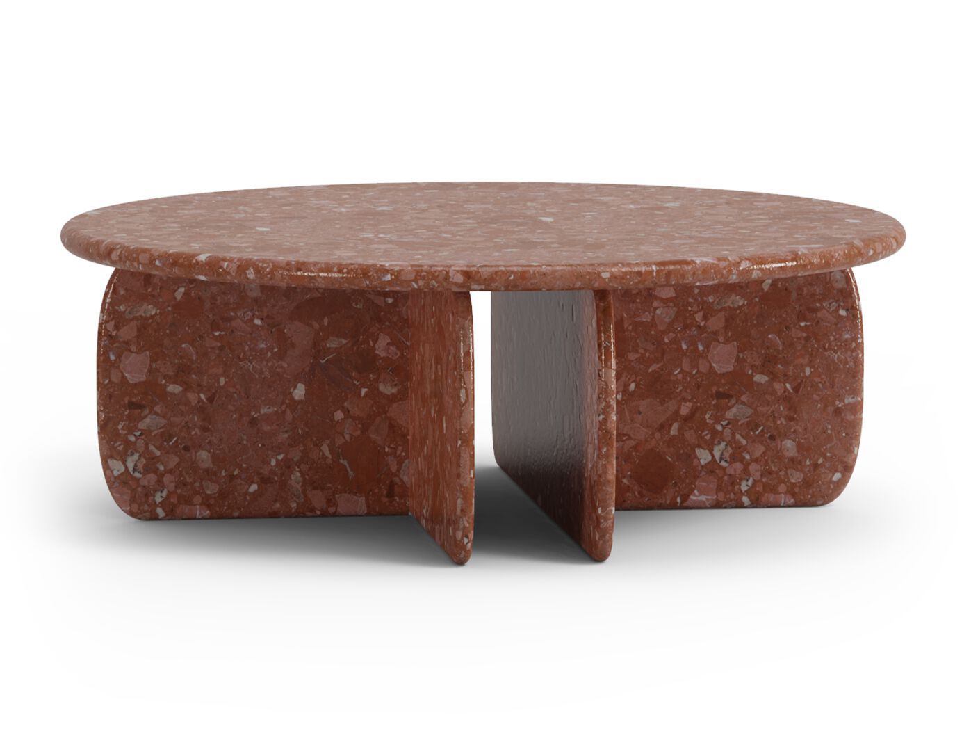 Круглый журнальный столик из венецианской терраццо Mambo Unlimited Ideas кактус ARCH-00063021 - Вид №1