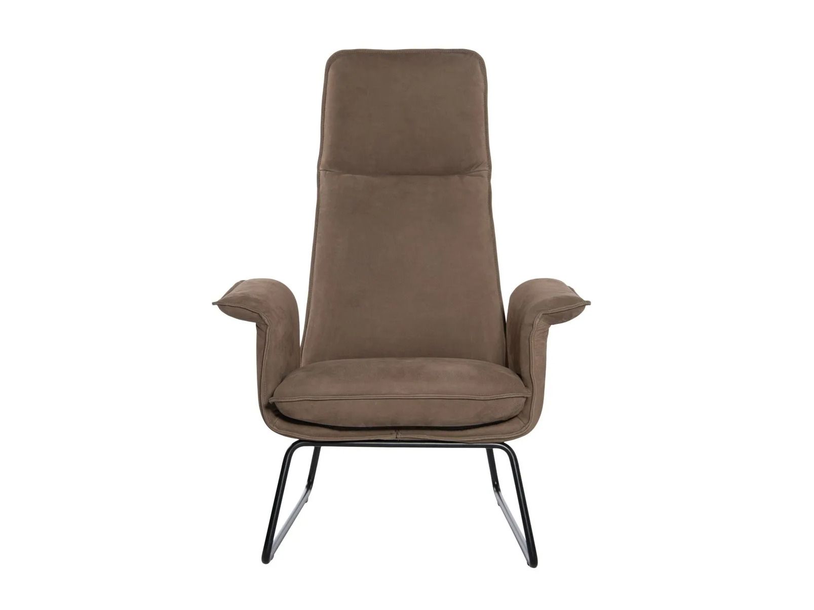 Кресло для салазок из ткани и кожи с подлокотниками Jess Оригами ARCH-00038423 - Вид №6