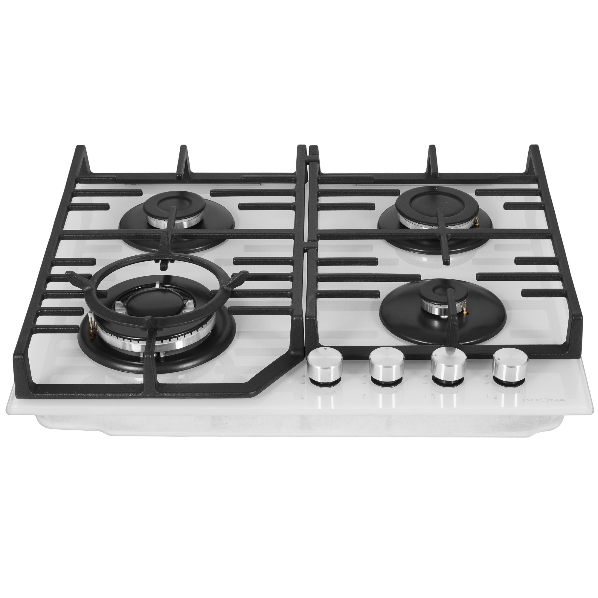 5351013 Газовая варочная поверхность KRONA ARDENTE 60 WH KRONA1 STDN-0022559 - Вид №1