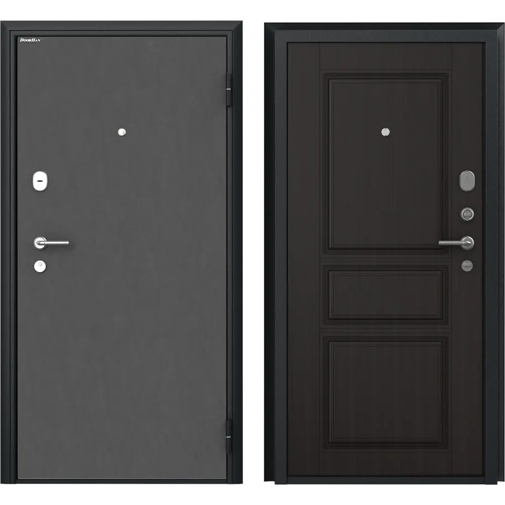 Дверь входная металлическая Премиум New 88x205 см правая венге классик DOORHAN STLM-2084353