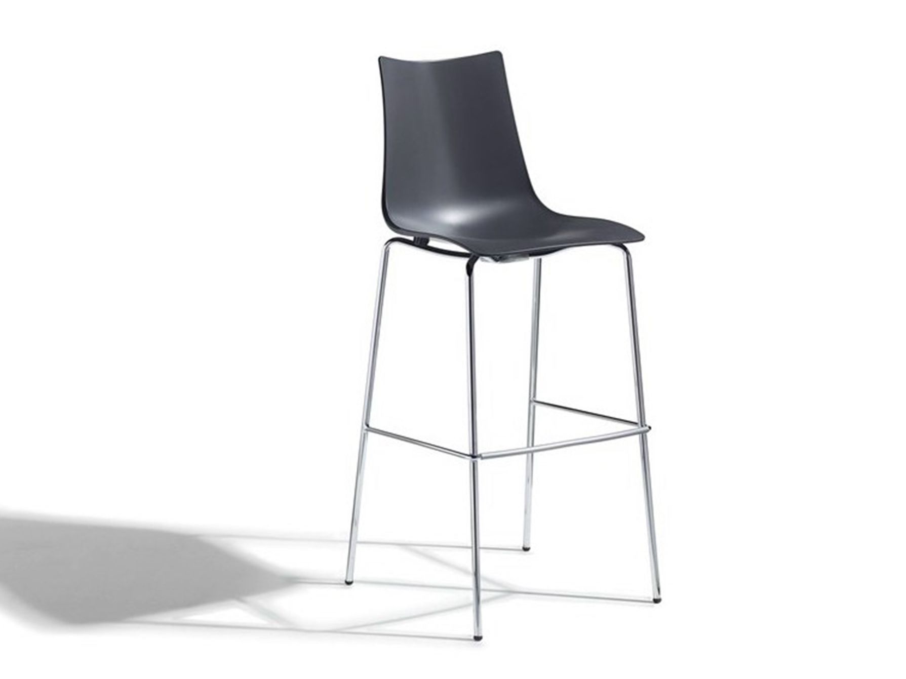 Высокий стул из инженерного пластика S-CAB Zebra Инженерный пластик ARCH-00084196