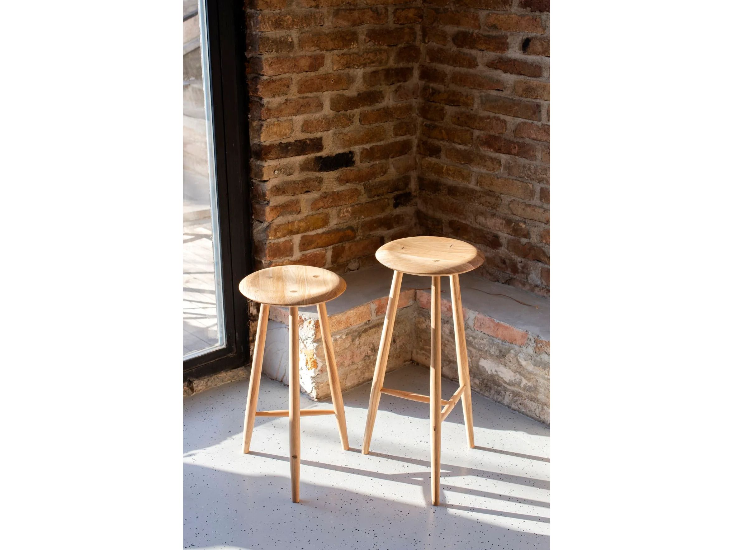 Высокий барный стул из дуба Gazzda BLANC ARCH-00151492 - Вид №3