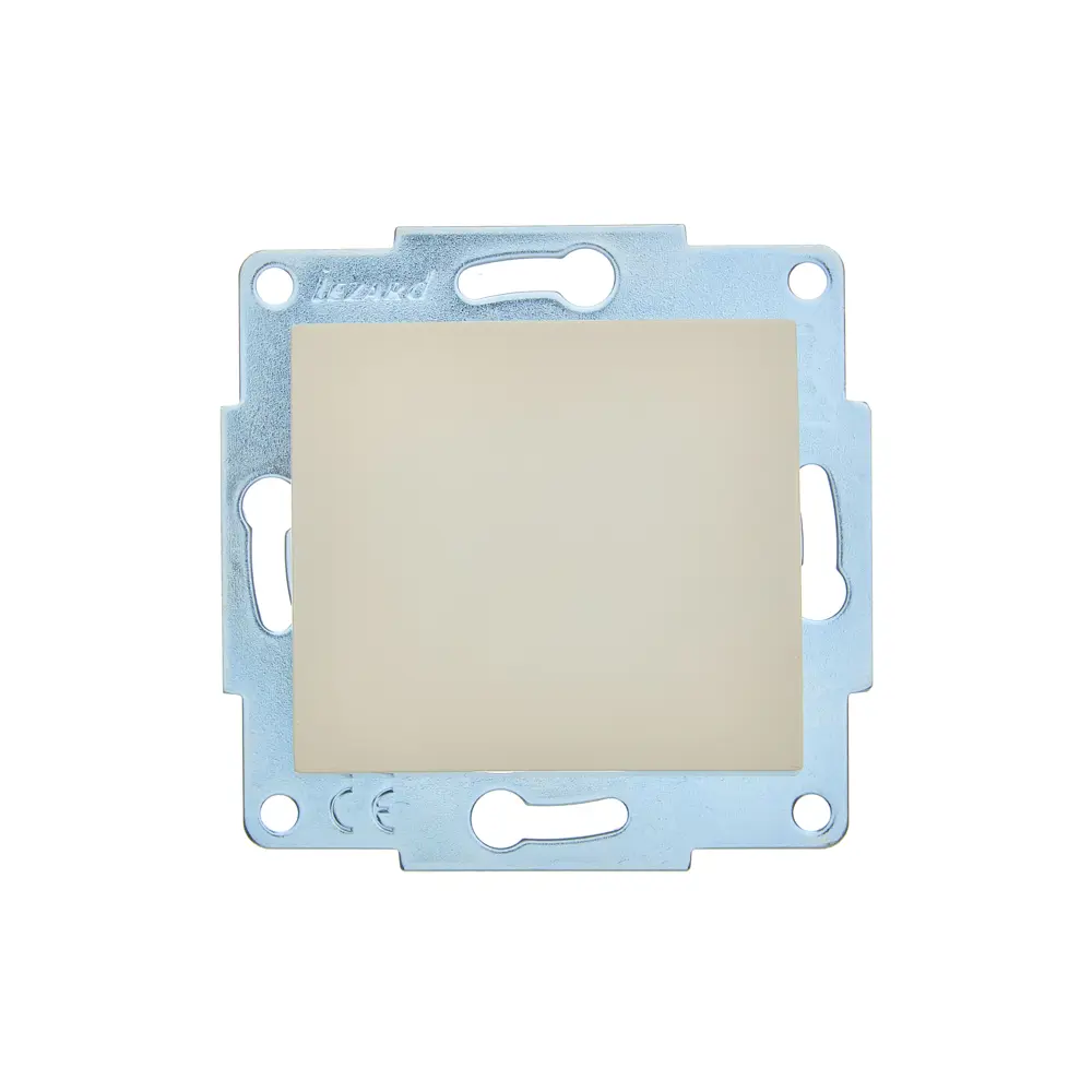 Выключатель встраиваемый Lezard Asti 1 клавиша цвет кремовый STLM-2013106