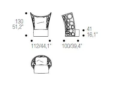 Кресло с подголовником ERBA ITALIA ICONA ARCH-00126778 - Вид №12