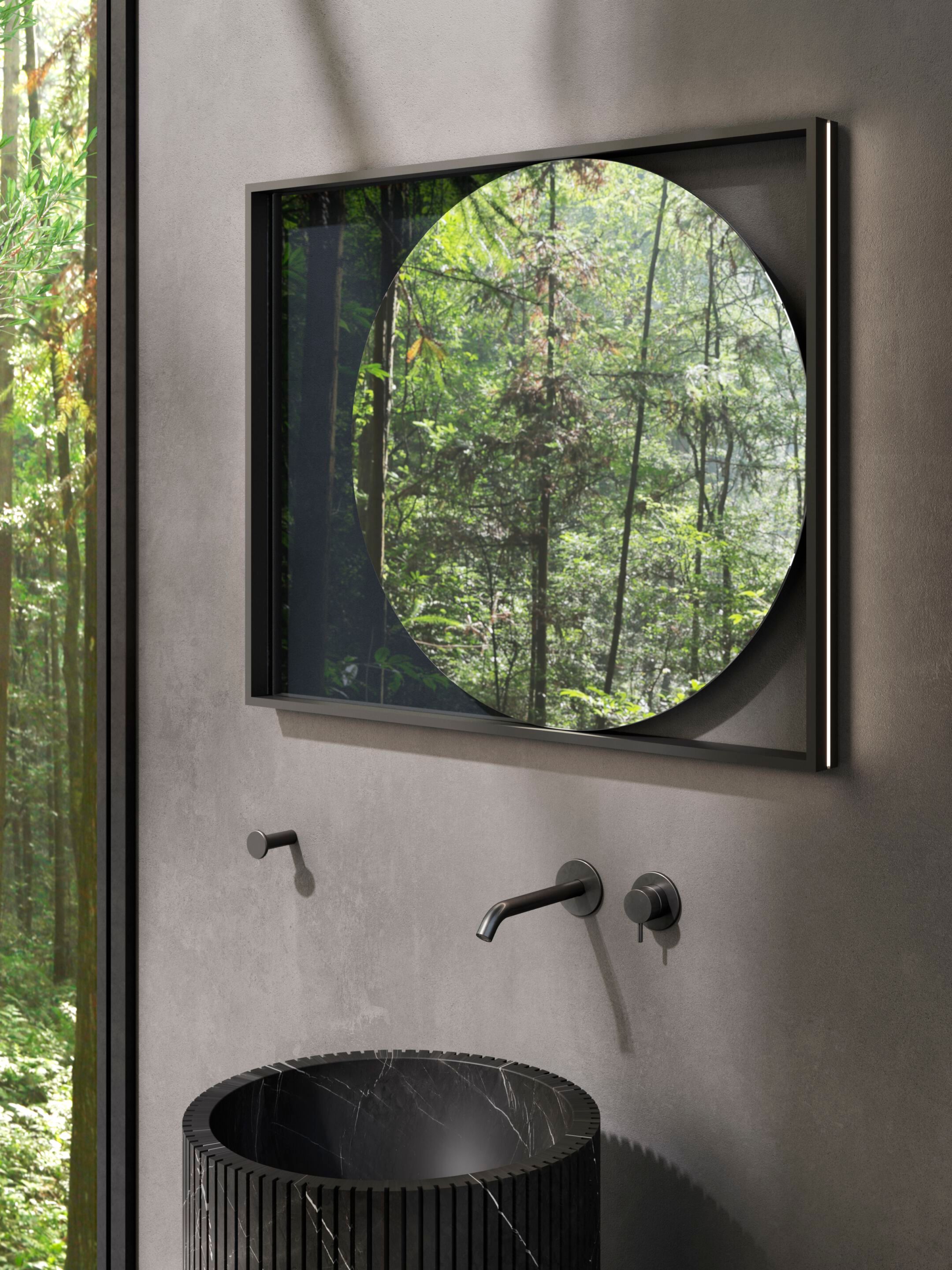 Круглое настенное зеркало с рамкой Rexa REFLEX ARCH-00148519 - Вид №3