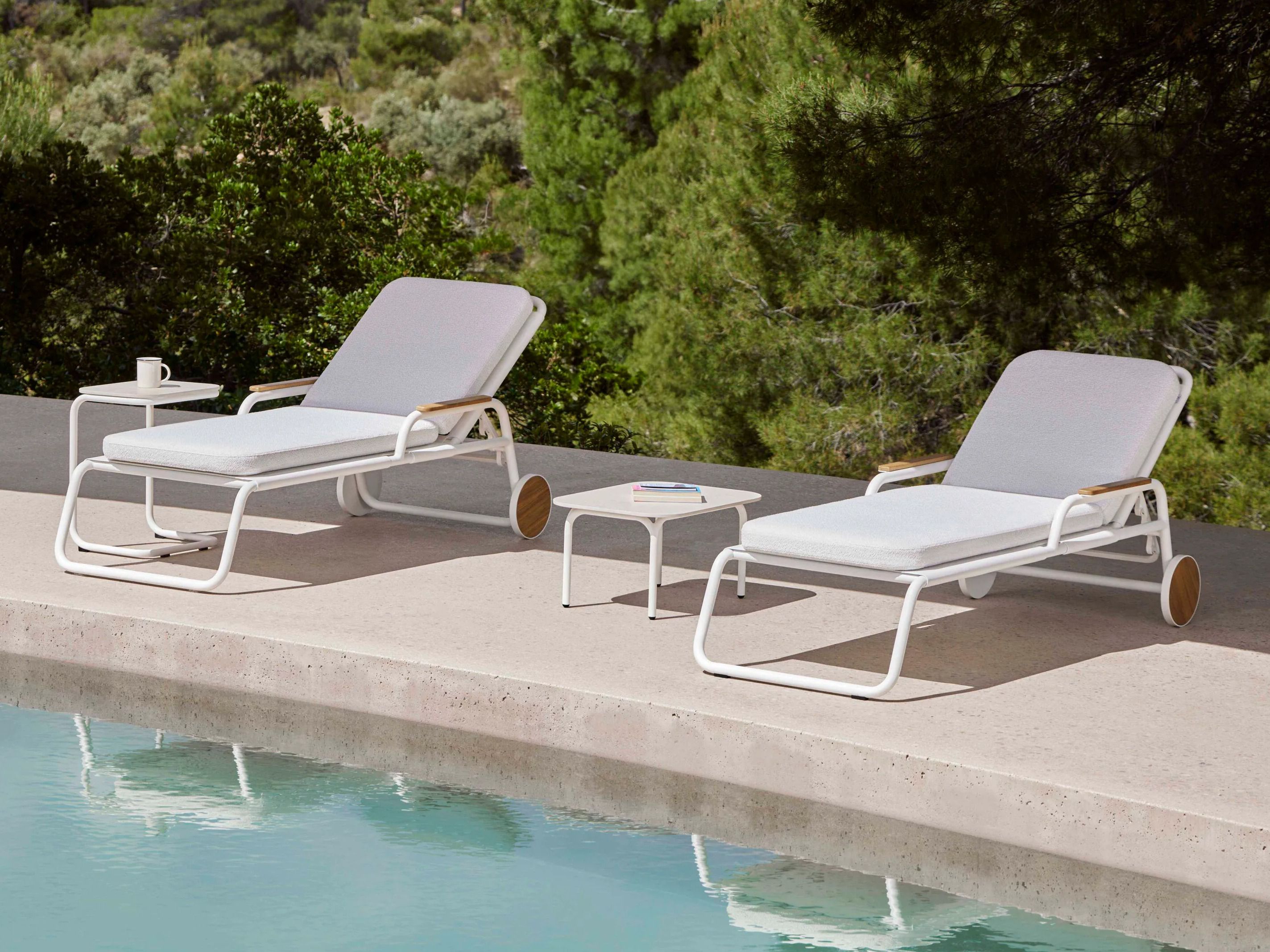 Тканевая откидная Садовая кровать с подлокотниками GANDIABLASCO ARCH-00119111 - Вид №4