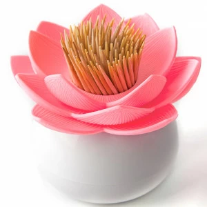 Держатель для зубочисток бело-розовый Lotus QUALY  00-3871241 Розовый