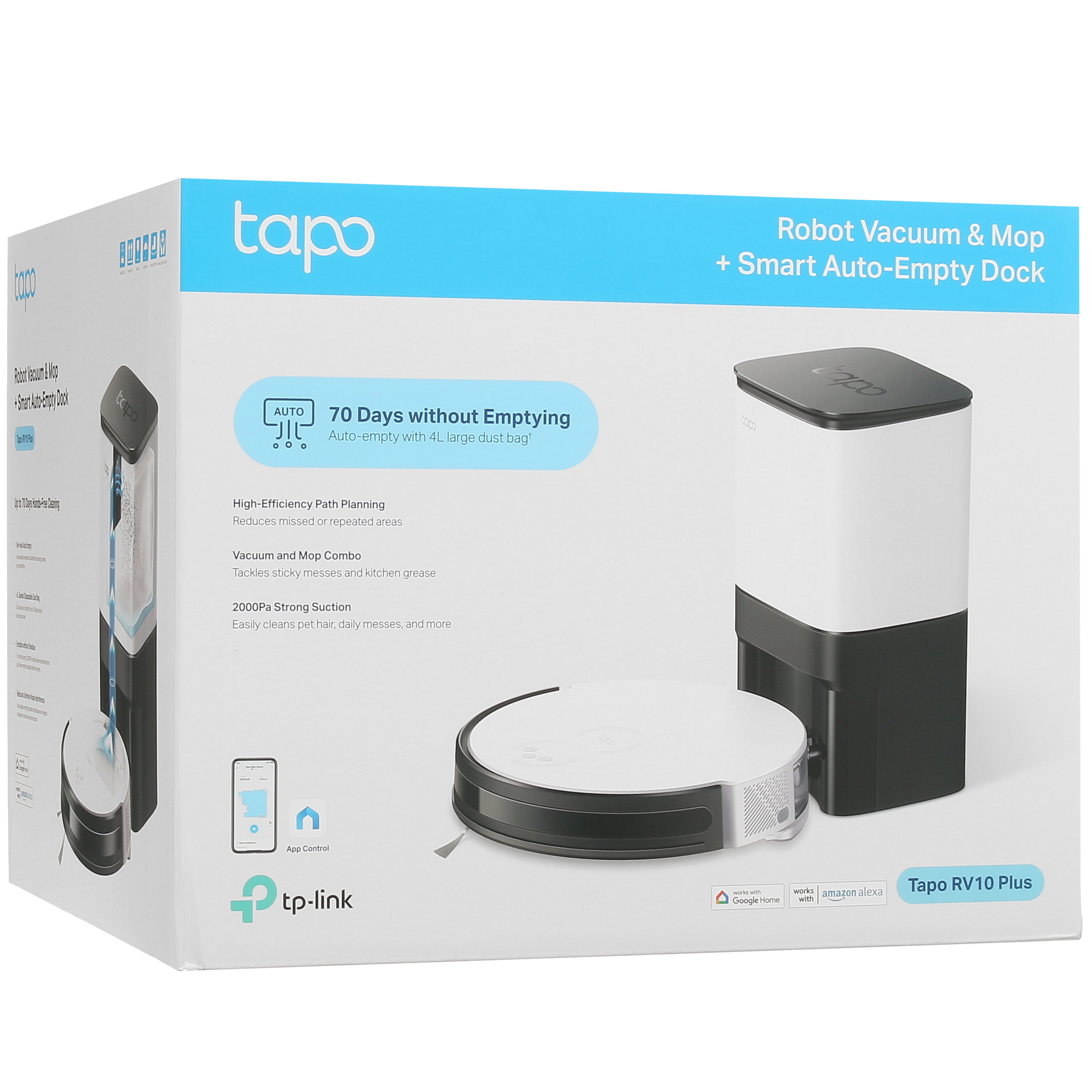 5411522 Робот-пылесос TP-Link Tapo RV10 Plus белый STDN-0106739 - Вид №11