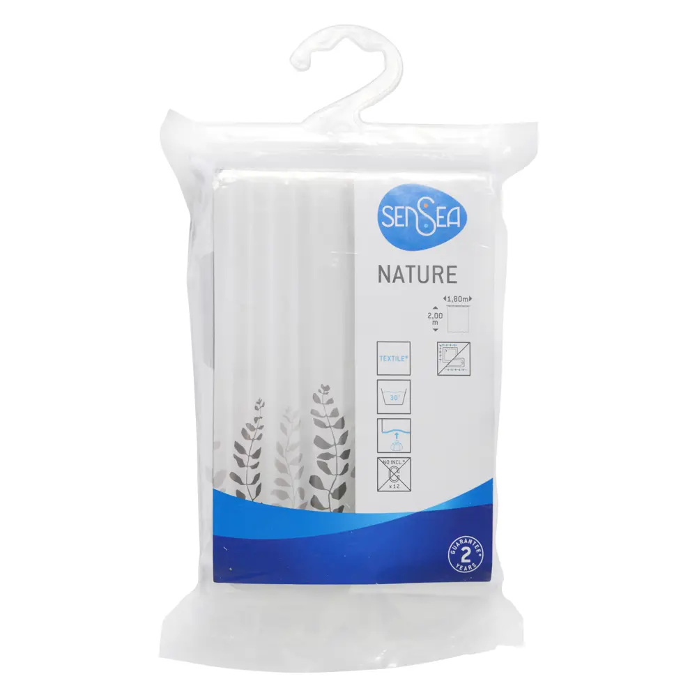 Штора для ванной Sensea Nature 180x200 см полиэстер цвет мультиколор Leaf Nature STLM-2075018 - Вид №4