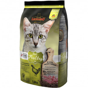 ПР0047241 Корм для кошек Poultry GF с чувствительным пищеварением, беззерновой, птица сух. 1,8кг Leonardo