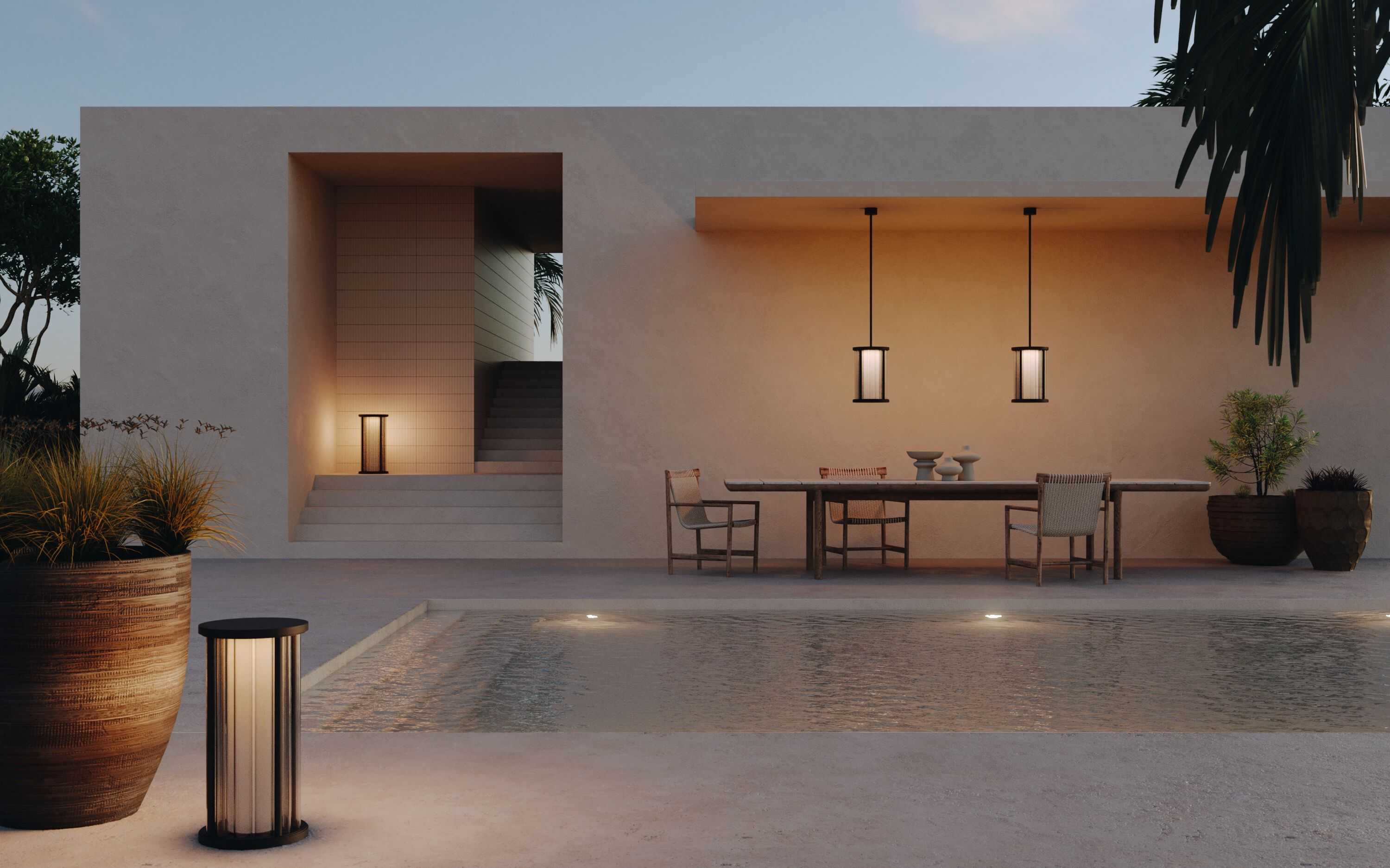 Напольная лампа из стекла Rakumba Ion ARCH-00029683 - Вид №6