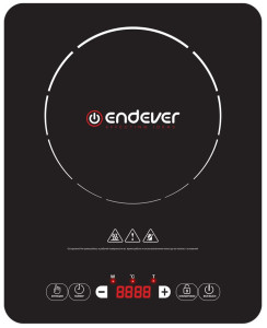 9955663 Плита компактная электрическая Endever Skyline IP-53 черный