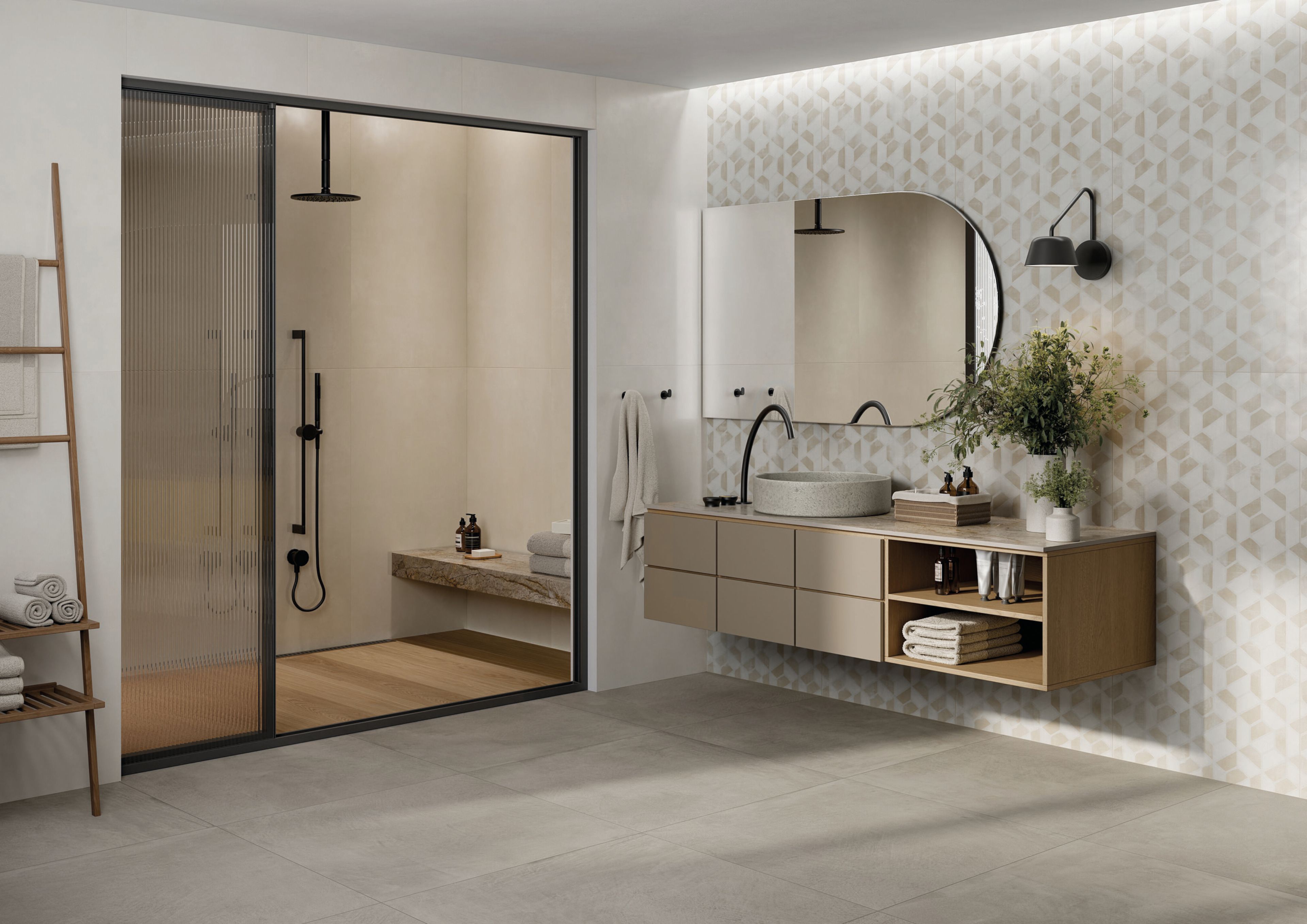 Белая паста керамическое шлифованное покрытие Ceramica Rondine AUREA DECORATIVA ARCH-00004701 - Вид №3