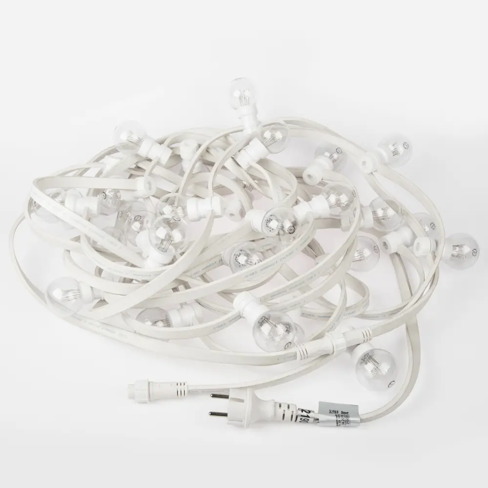 Гирлянда белт-лайт из лампочек Neon-Night Belt Light 10 м 30 ламп цвет белый Santreyd STLM-2156070 - Вид №1