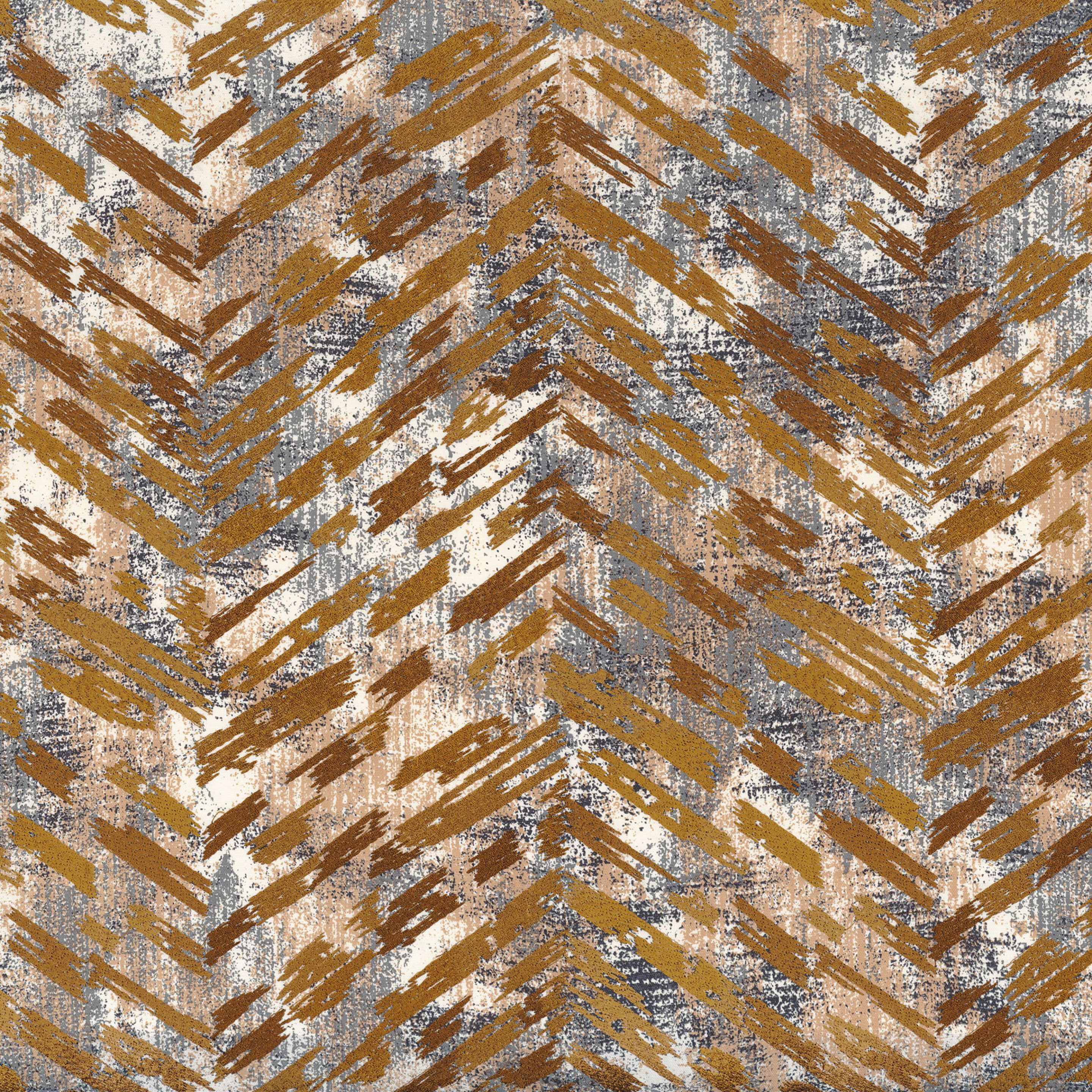 Хлопчатобумажная вышитая ткань для штор с графическим рисунком Casamance Parade ARCH-00009849 - Вид №1