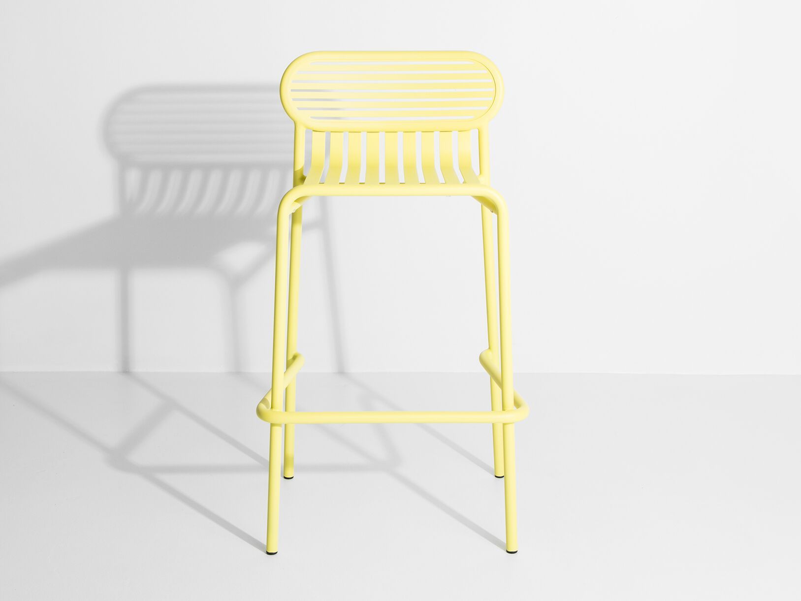 Алюминиевый высокий стул с порошковым покрытием с подставкой для ног Petite Friture WEEK-END ARCH-00135780 - Вид №1