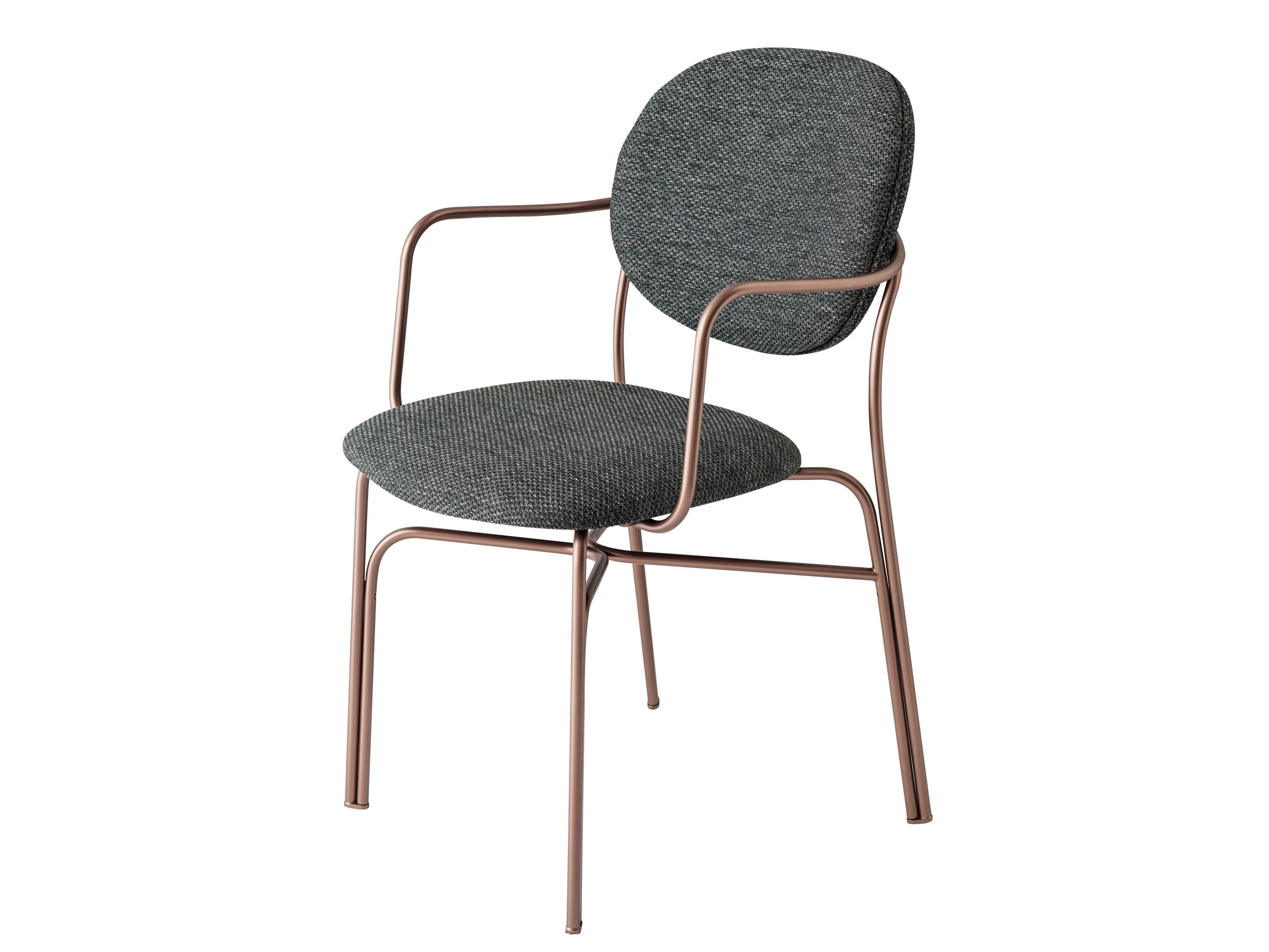 Тканевый стул с подлокотниками Bontempi Casa DADA ARCH-00097486