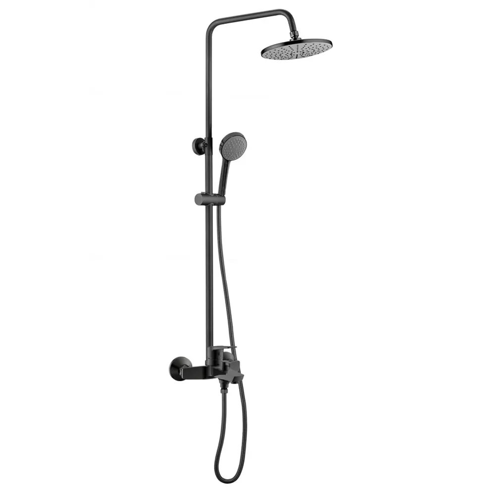 Душевая система Esko Marburg черная с 3 режимами распыления 89385949 STLM-1451884