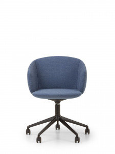 NT409C Chair with swivel 5-spoke aluminum base True Design Not