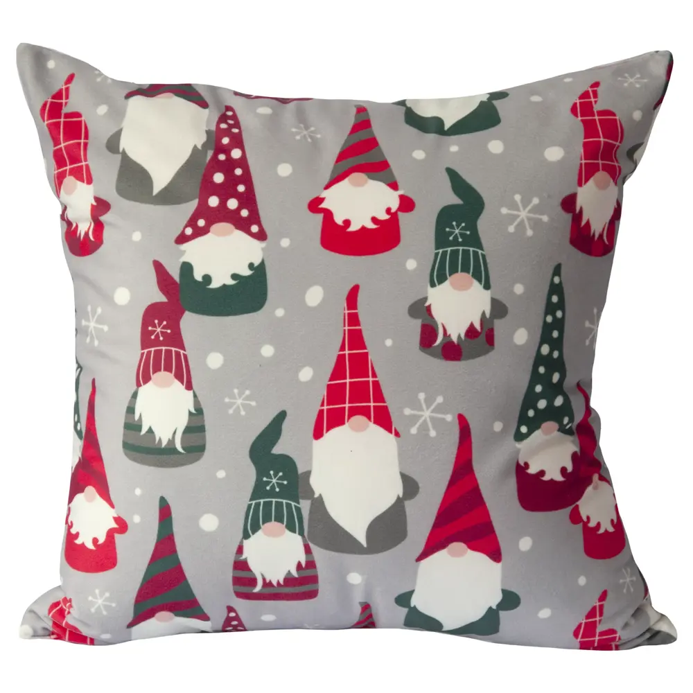 Подушка Seasons Гномы 40x40 см цвет серый STLM-2202279 - Вид №1