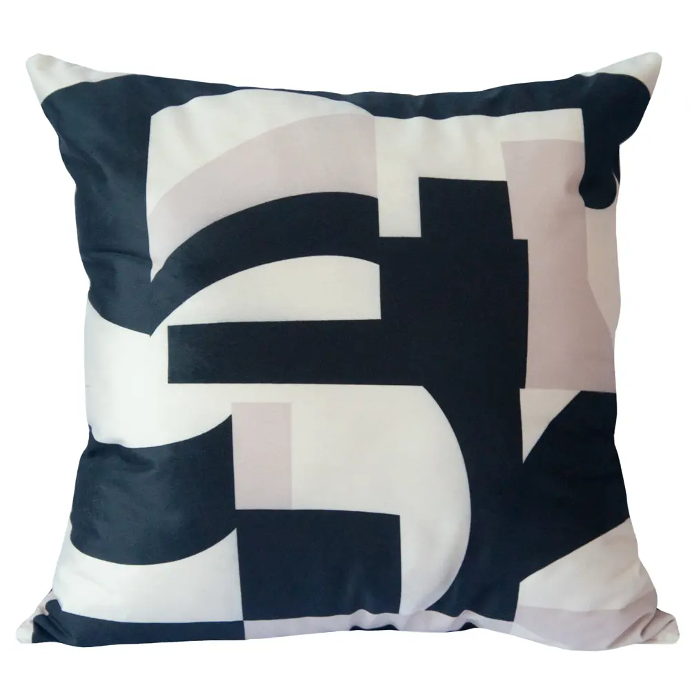 SEASONS Подушка декоративная Абстракция с растительным принтом 45×45 см 88947998 STLM-1024249