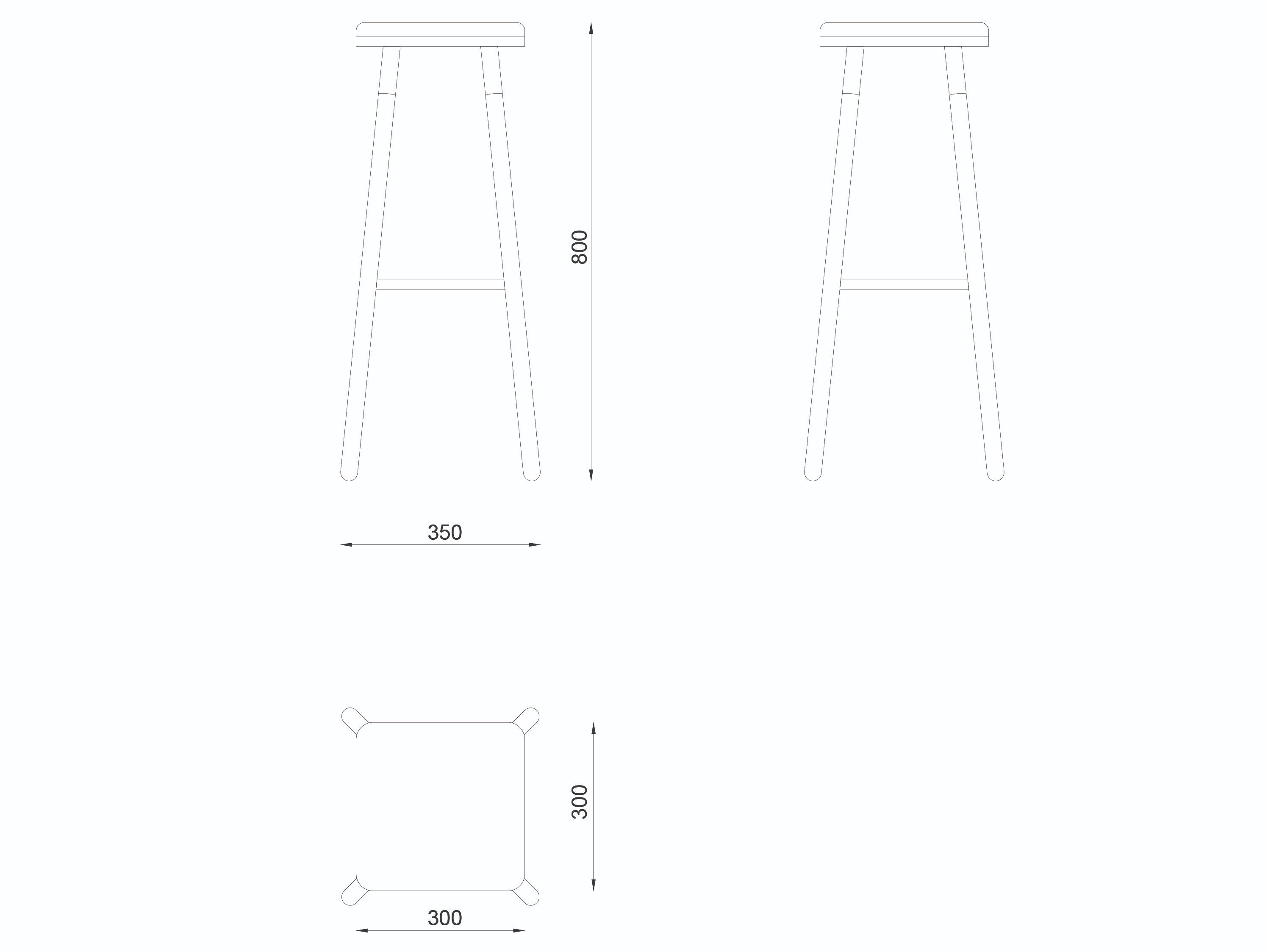 Высокий стул с мягким сиденьем Askia ARCH-00011503 - Вид №6