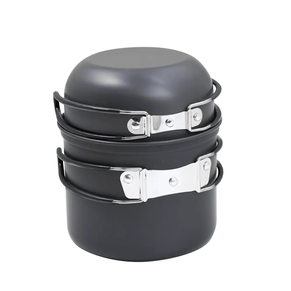 Котелок Forester Mobile 17х14.5 см 1 л с крышкой-миской 0.5.л Santreyd STLM-2050488