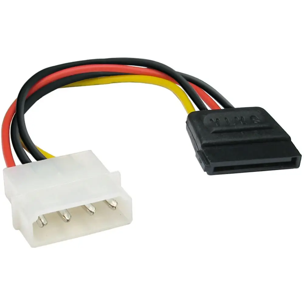 90721752 Кабель питания SATA ExeGate EX-CC-SATA-PS Molex 4pin/SATA15pin 0.15 м STLM-0355035