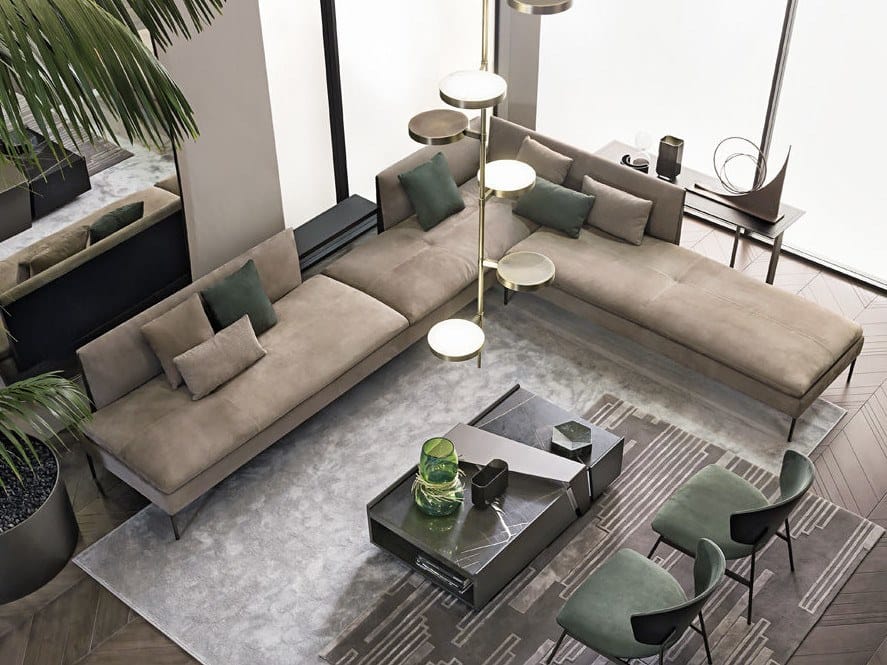 Модульный диван из нубука Shake ARCH-00109320 - Вид №4