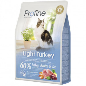 ПР0041290 Корм для кошек Light при избыточном весе индейка, курица сух. 2кг PROFINE