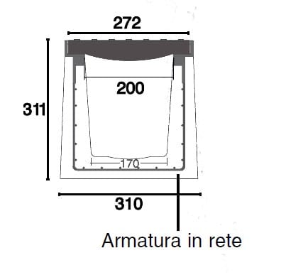 Железобетонный канал GRIDIRON K ARCH-00131199 - Вид №2