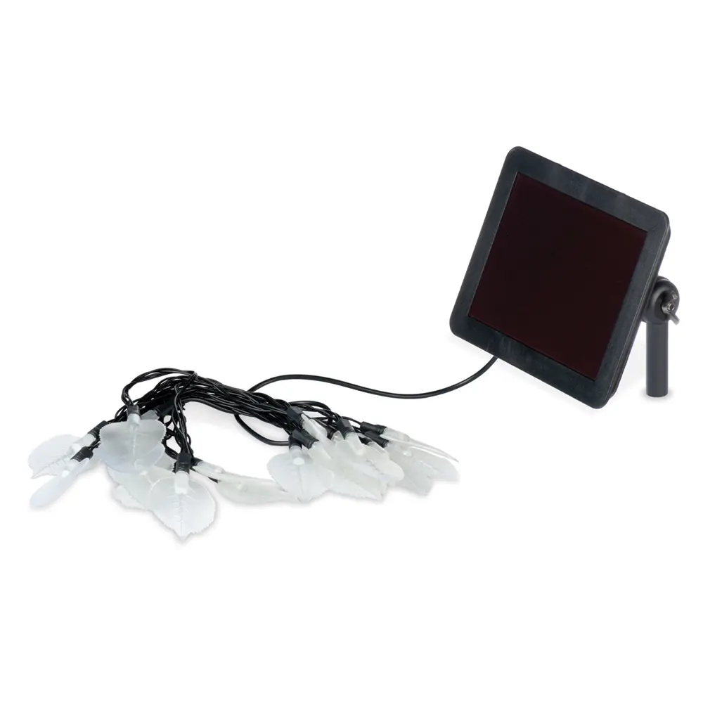 Светильник на солнечных батареях Leaves 20LED, 420 см, пластик Santreyd STLM-2053154