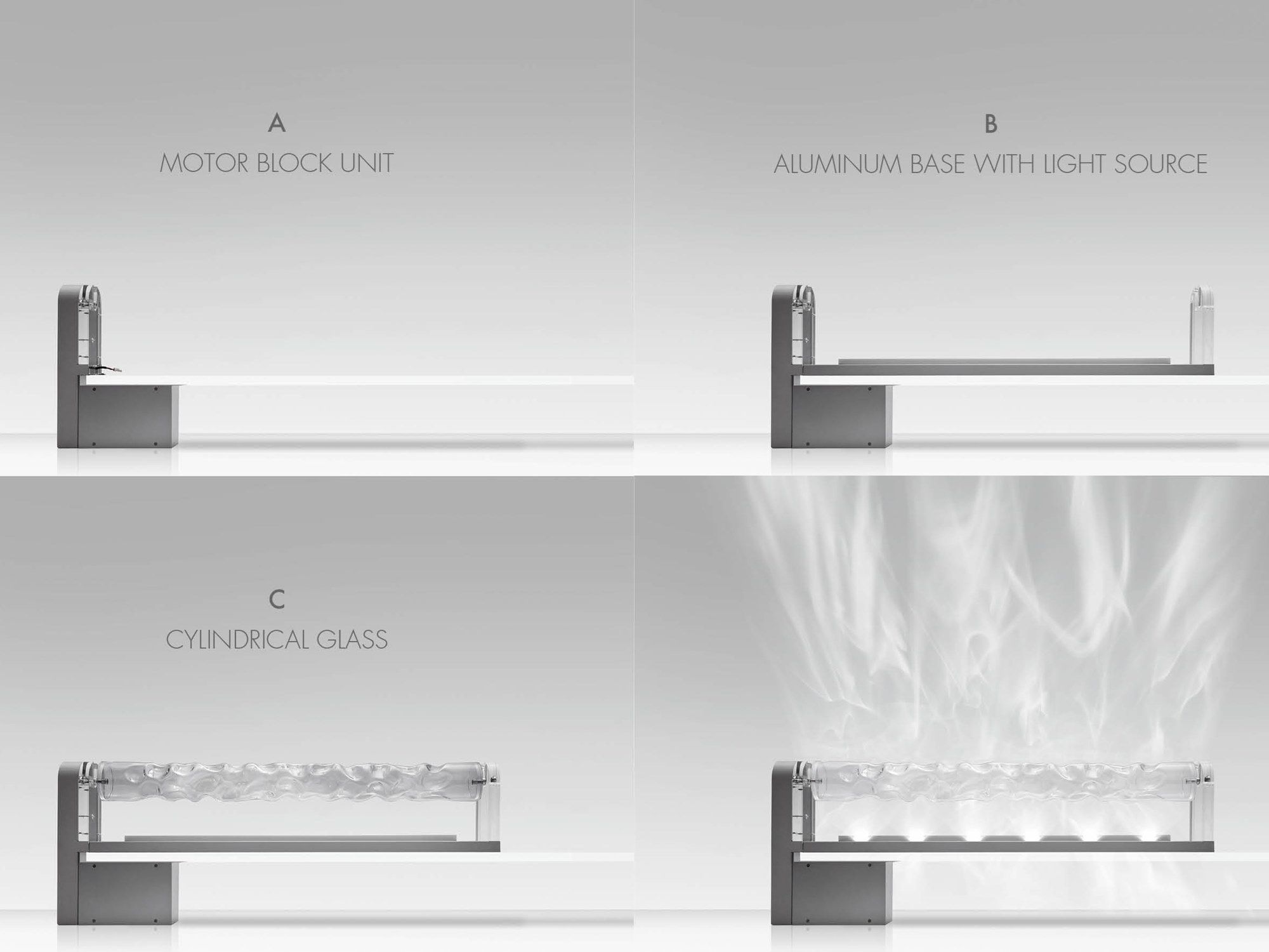 Кинетическая декоративная настенная лампа WAW COLLECTION BE WATER ARCH-00033575 - Вид №14