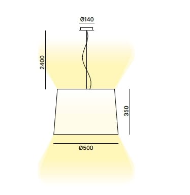 Ткань подвесной светильник Quadrifoglio Group Design Lighting ARCH-00082360 - Вид №6