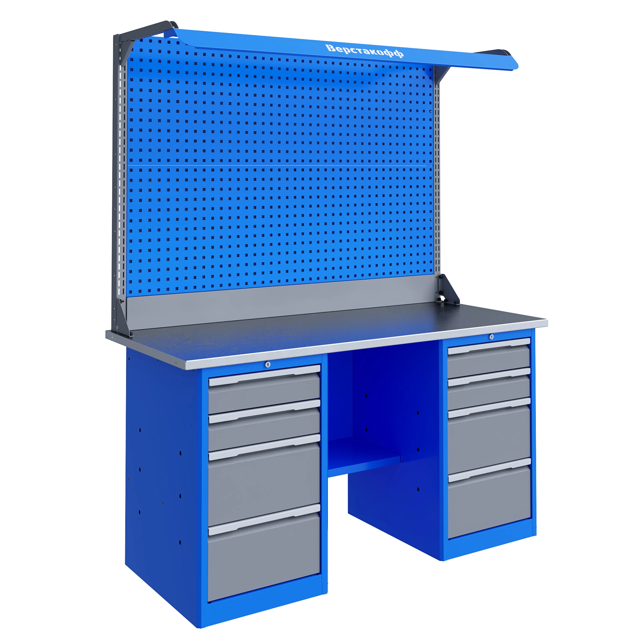 Верстак слесарный TNC 161.44.1-2F Верстакофф 125178