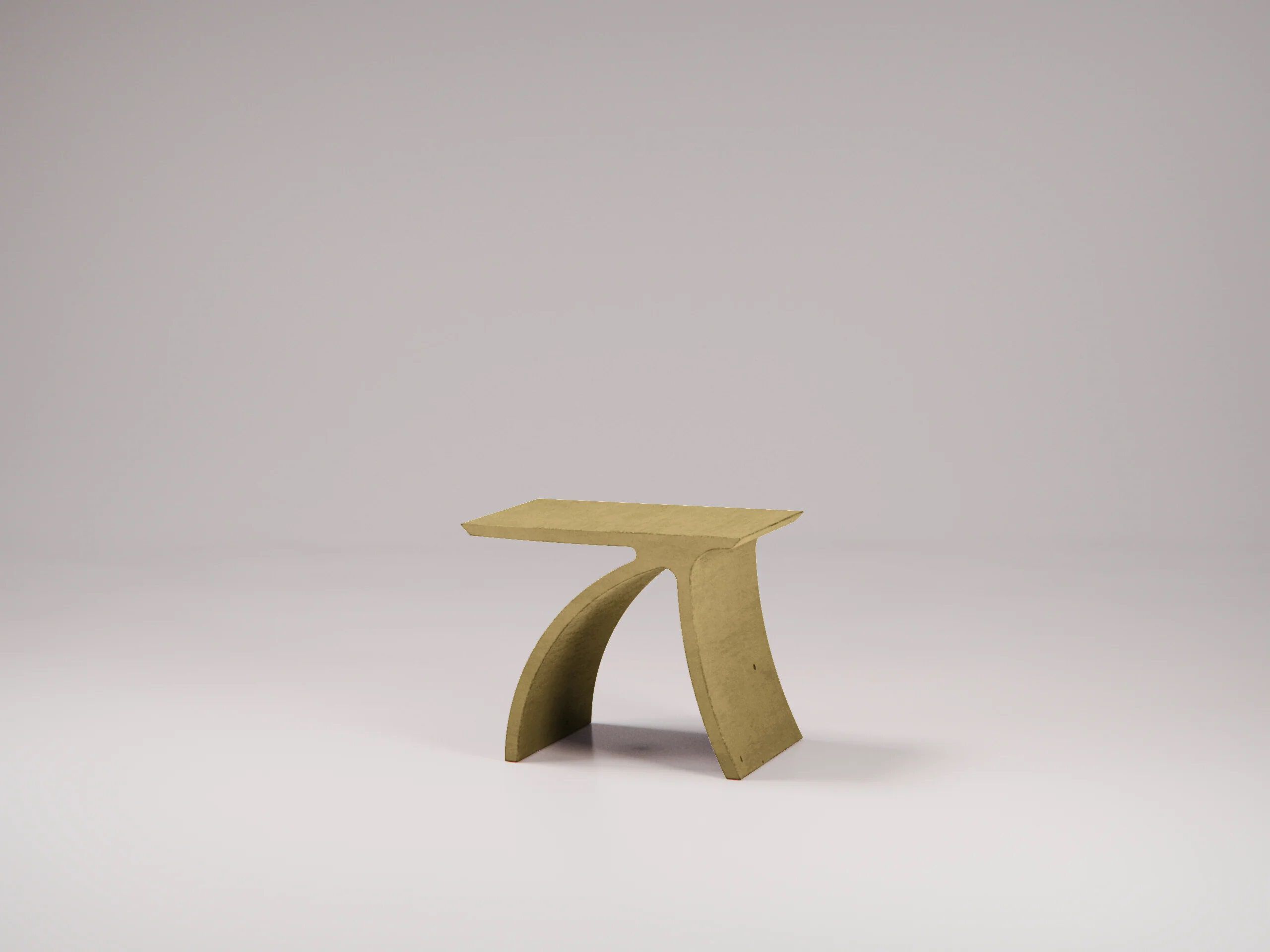 Прямоугольный бетонный журнальный столик Forma&Cemento Abecedario ARCH-00095673 - Вид №3