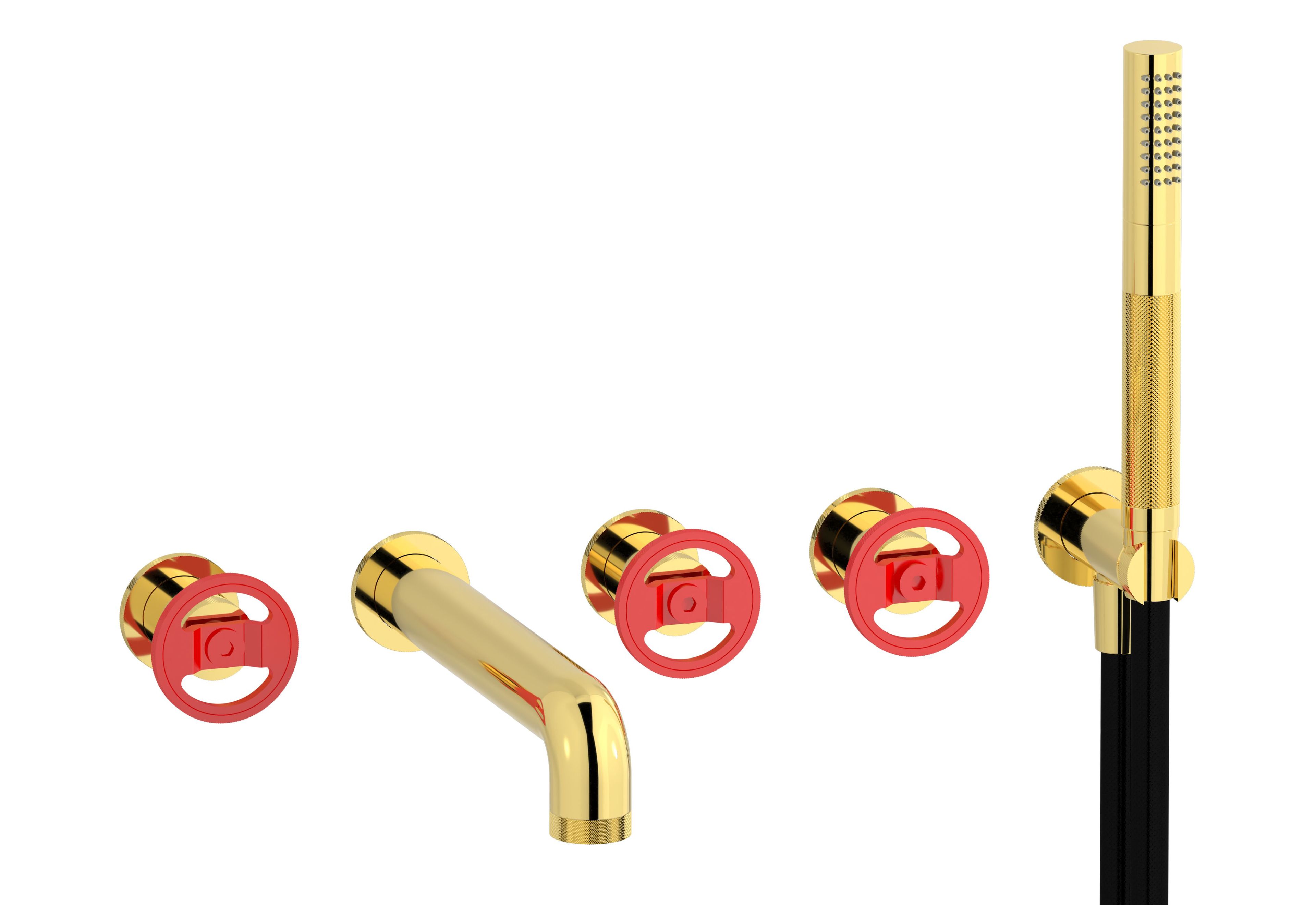 Набор настенных ванн с ручным душем IB Bold ARCH-00049280 - Вид №15